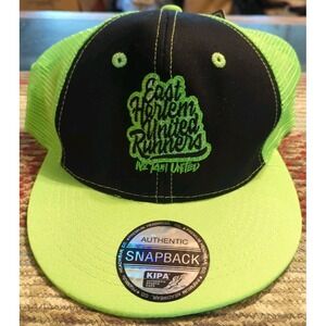 New Harlem Snapback Hat Cap East Harlem United Runners We Run United Adjustable